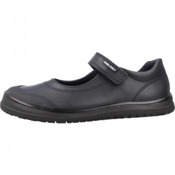 Zapatos de Niña PABLOSKY COLEGIALES NINA MODELO 355425P COLOR AZUL MARINO con cierre adherente