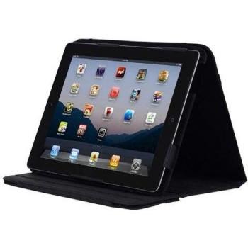 Incipio Premium Kickstand + Stylus for iPad 2 + iPad 3 - Black Nylon