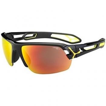 Cébé S'Track - Gafas de sol deportivas, color negro brillante, talla M
