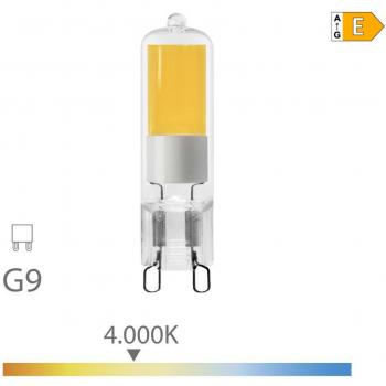 Bombilla LED G9 5W 575 Lúmenes 4000K Luz Neutra Cristal