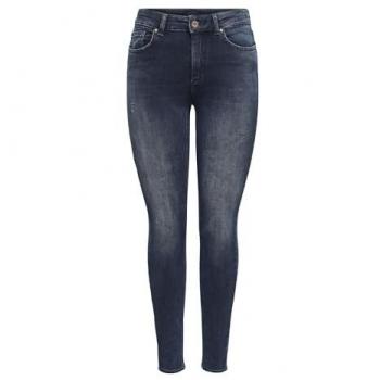ONLY ONLBLUSH Blue Black Denim Skinny Jeans for Women, Size W26 L32