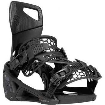Fijaciones de Snowboard Nidecker Supermatic 2025 Negras Unisex S
