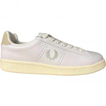 Fred Perry Men's White Leather Sneakers B721