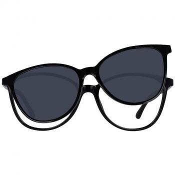 Gafas Anti-Azules Oval Clip-On Plástico Negras Armazones y Lentes Recetadas para Hombre - SmartBuy Collection