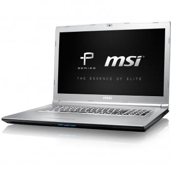 MSI Prestige PE72 7RD-1039ES - Portátil de 17.3 FHD, Intel Core i7, RAM de 16GB DDR4, Almacenamiento combinado de 1TB HDD y SSD de 128GB, Nvidia GeForce GTX 1050, Windows 10 Home - Color Plata