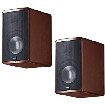 Altavoces Canton Ergo 620 - Regallautsprecher de 2 vías, Bass Reflex, 130W, Wenge Braun (Par)