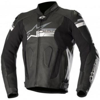 Alpinestars Chaqueta moto Fuji Leather Jacket Negro, Negro, 54