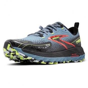 Zapatillas de trail Brooks Cascadia 18, color gris, para hombre, talla 41 EU