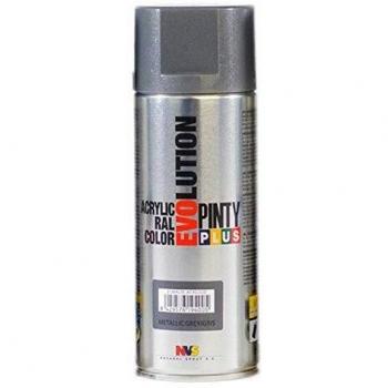 PINTYPLUS Pintura en Aerosol Metalizado Gris - 400ml