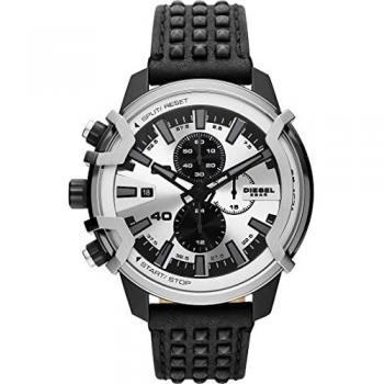 Reloj Diesel Mod. DZ4571 - Resistente al Agua, Correa de Cuero, Caja de 48 mm