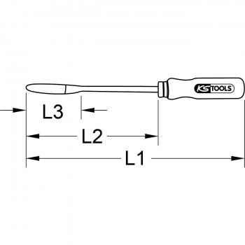Rascador de Cuchara KS Tools 320mm