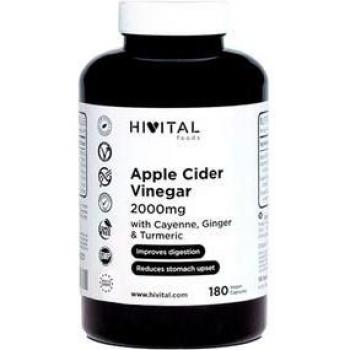 Vinagre de Manzana 2000mg en Cápsulas Veganas para 2 Meses - Suplemento de Hivital