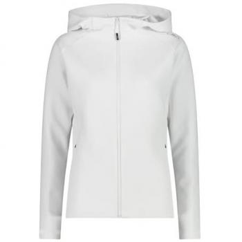 Sudadera con capucha CMP 4 Way Full Zip blanca mujer - S
