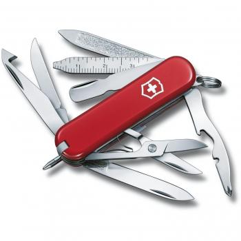 Victorinox MiniChamp Pocket Knife Red 0.6385 with 16 Functions and Weighing 45 grams