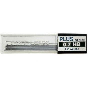 (Caja 24 unid) MINAS PLUS OFFICE 0,7 HB POLYMER