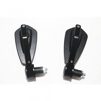 Universal   7/8 \ de 22mm Espejos Laterales Visión Trasera 360grados para Moto Scooter Aluminio