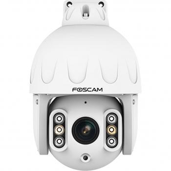 Cámara de Seguridad Exterior Foscam SD8EP/W Blanco con Seguimiento Automático, Video UHD, 8.0MP, Zoom Óptico x4 y Visión Nocturna de 50m