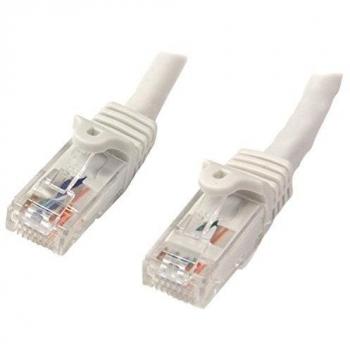 Cable de Red Gigabit UTP Cat6 Blanco 10 m Snagless StarTech N6PATC10MWH