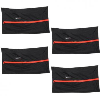 Qiilu 4pcs Universal Funda de neumático de repuesto Ruedas de coche Bolsa de almacenamiento cubierta protectora del neumático a prueba de agua