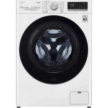 Lavadora Secadora LG F4DV5509SMW Independiente Carga Frontal 9kg Lavado/6kg Secado 1400rpm Clase E Blanco con Autodosificación