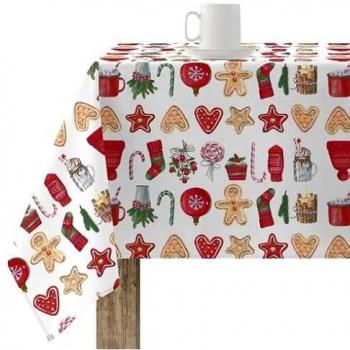 Mantel resinado antimanchas Belum Merry Christmas Multicolor 300 x 150 cm