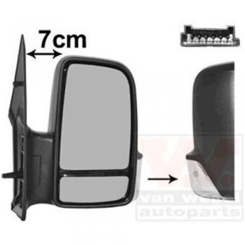 Espejo retrovisor eléctrico derecho Van Wezel 5862808 para Volkswagen Crafter 2006-2009