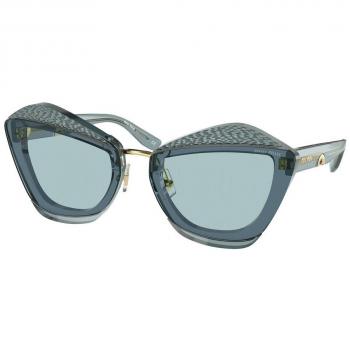 Miu Miu MU01XS 03O02F Women's Sunglasses Blue Size 67
