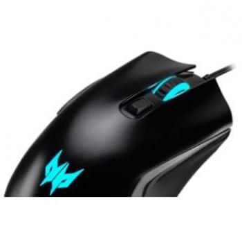 Ratón Gaming Acer Predator Cestus 333, Óptico, 16,000 DPI, USB Cableado, Negro