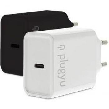 Cargador Pared USB Type-C Carga Rápida Blanco