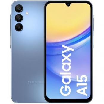 Samsung Galaxy A15 4G 4GB RAM 128GB Azul - Versión Europea con Pantalla Super AMOLED de 6.5, Procesador Mediatek G99, Cámara Principal de 50MP y Android 14