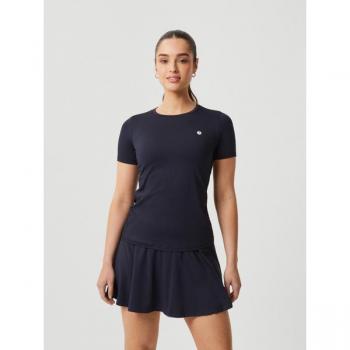 Björn Borg Ace Slim T-Shirt Women Dark Blue, Size XS