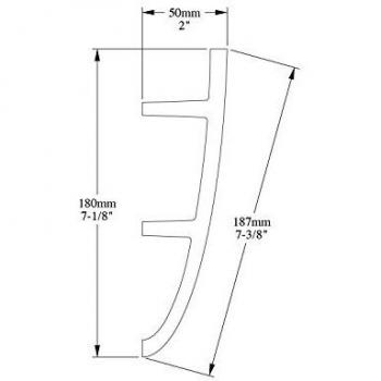 Caja de 8 Piezas Cornisas Molduras Perfiles 16 m Orac Decor C374 Luxxus, Blanco, Vorgrundiert, Ideal para Iluminación Indirecta