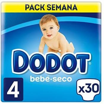 Dodot Bebé-Seco Pañales Talla 4, 30 Pañales, el único Pañal con canales de Aire