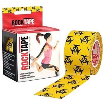 RockTape Cinta de kinesiología elástica para recuperación Muscular, Bio Hazard