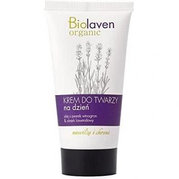 Crema facial de día con aceite de lavanda para piel seca y con impurezas, 50 ml