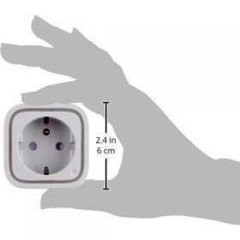Aeon Labs ZW096-C16 Aeotec Smart Switch 6 con Puerto de Carga USB, Z-Wave Plus, Control Inalámbrico Enchufe del Zócalo para la Automatización de la Seguridad Casera, Mini Tamaño 13A, 230 V