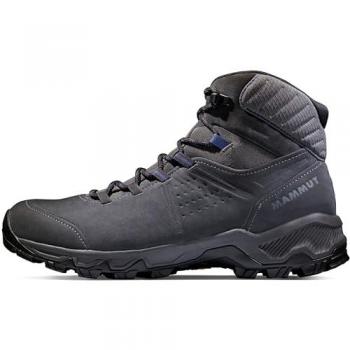 Botas de montaña para hombre Mammut Mercury IV Mid Gore-Tex características: impermeables, transpirables, suela Vibram, soporte para el tobillo, diseño ligero y cómodo, color negro y titanio