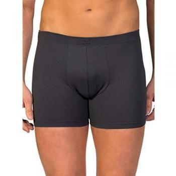 ZD ZERO DEFECTS Boxer/Calzoncillo Hombre Micromodal - Fibra extraida de la Madera de Haya - Color Gris - Talla M