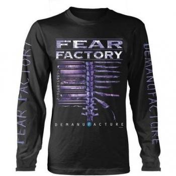 Fear Factory Unisex Adult Demanufacture Long Sleeve Classic T-Shirt Black L