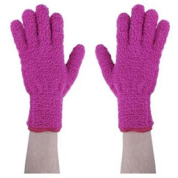Guantes de Microfibra para Decoloración Bifull Bleaching Gloves, Color Rosa