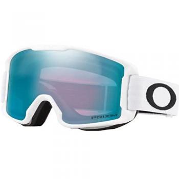 Oakley Line Miner S Matte White Junior Ski Goggles with Prizm Snow Sapphire Iridium Lens