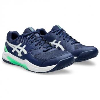 Zapatillas Asics Gel-Dedicate 8 para todas las superficies - Hombres - Azul Oscuro, Blanco