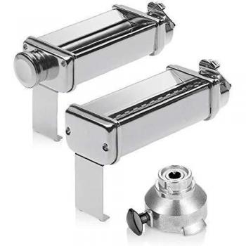 Bosch Hogar MUZXLPP1 Bosch PastaPassion - Accesorio para preparar pasta casera, Acero Inoxidable, Plata