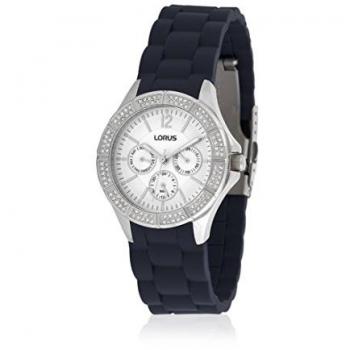 Reloj Lorus Analógico de Cuarzo para Mujer con Correa de Goma Azul Marino RYR53AX8