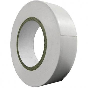 Cinta Adhesiva Aislante Blanca de 10 metros x 19 mm para Uso Doméstico