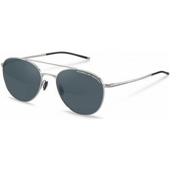 Porsche Design P8947 B Men's Sunglasses Silver Size 56