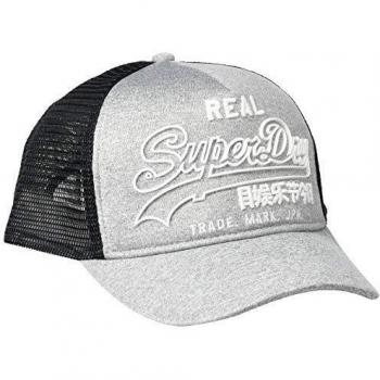 Superdry Premium Goods Outline Cap Gorra de béisbol, Gris
