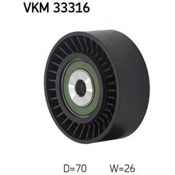 Polea de deflexión/guía para correa v-ribbed SKF VKM 33316