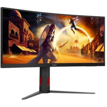 Monitor Gaming Curvo AOC G4 CU34G4Z 34 WQHD 3440x1440 240Hz VA 1ms Adaptive Sync LED Negro/Rojo