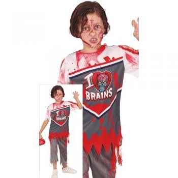 Disfraz Infantil de Jugador de Rugby Sangriento - Disfraz de Halloween para Niños 5 a 6 Años